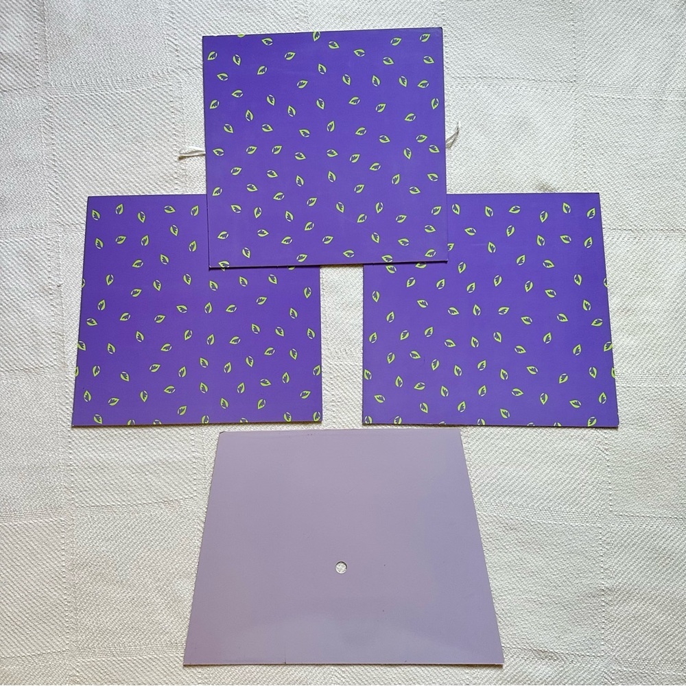 American Girl AG Mini Purple Illuma Room With Purple Ceiling & Reversible Walls